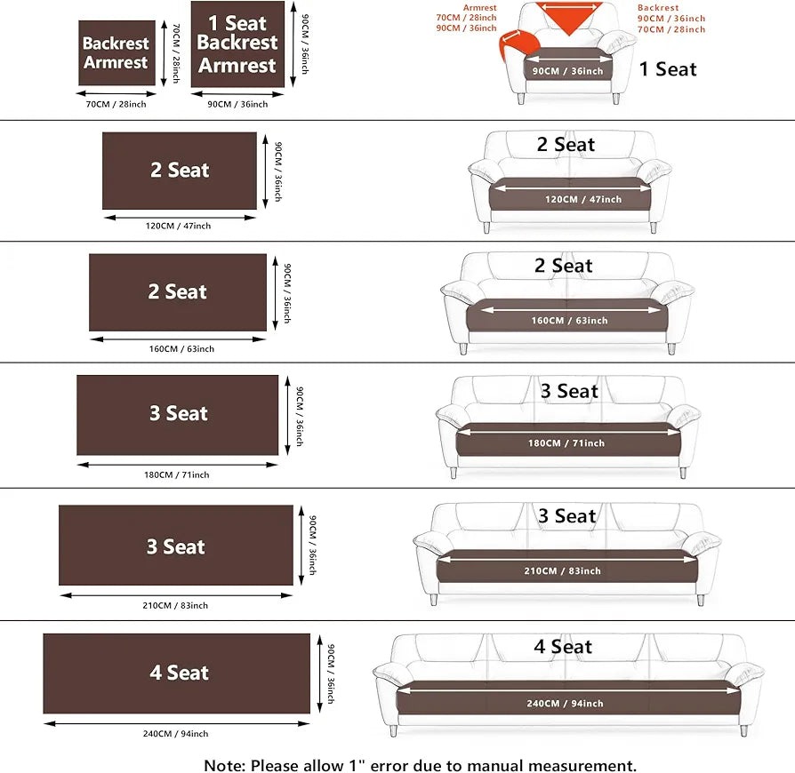 CozyLux™ - Ultimate Plush Sofa Cover